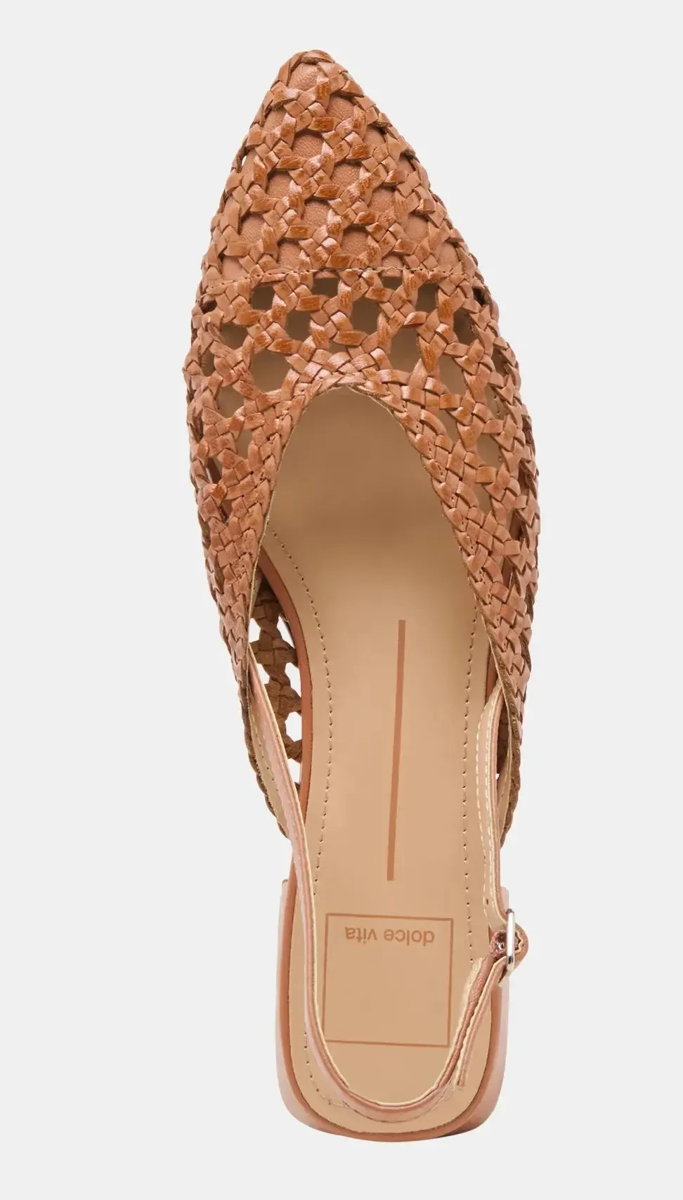 Women's Dolce Vita Birdie Slingback Mule  Woven Leather Summer Flat