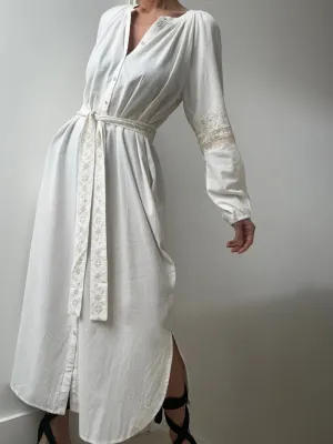 Xirena Lilou Cotton Maxi Dress White