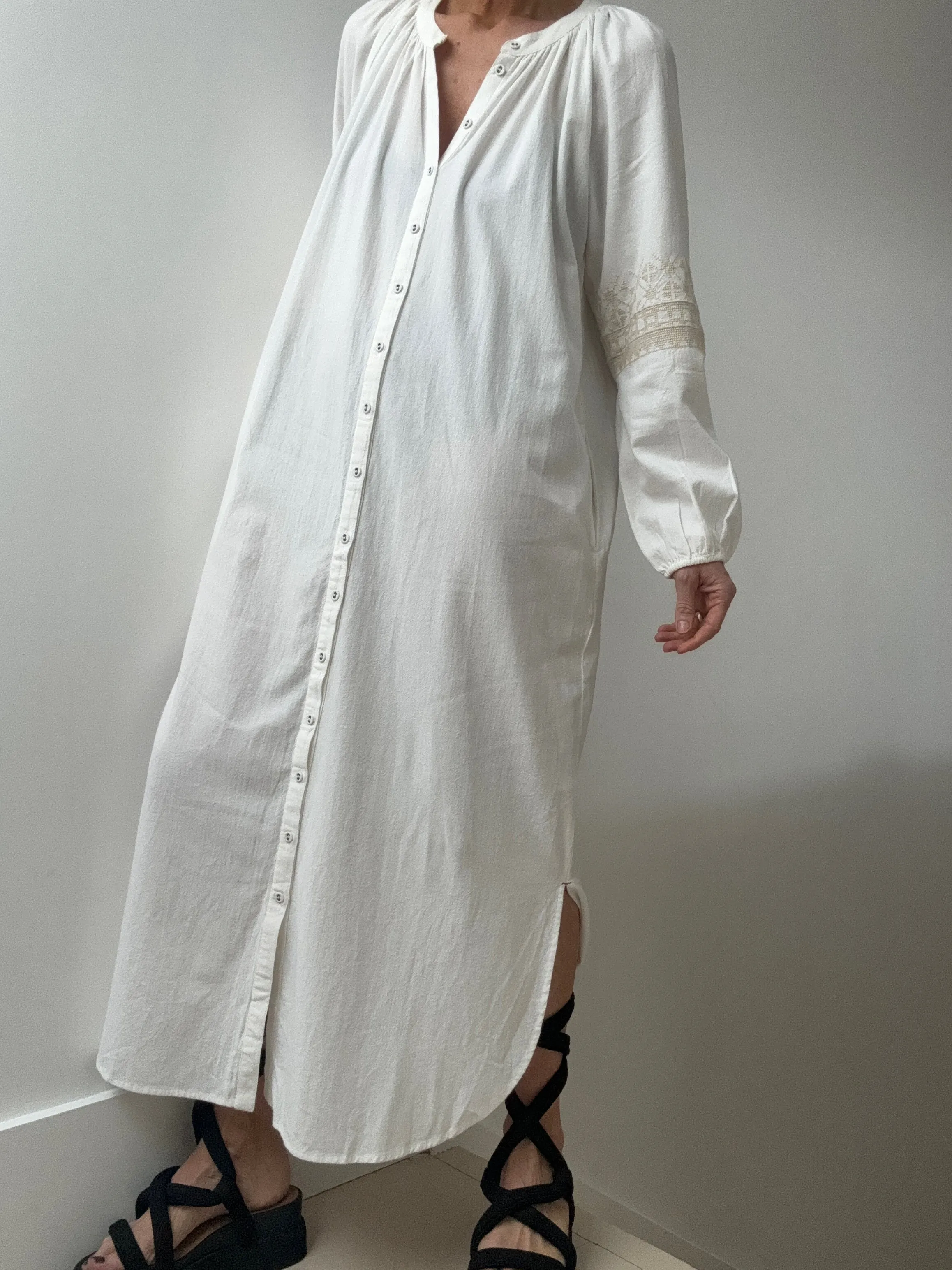 Xirena Lilou Cotton Maxi Dress White