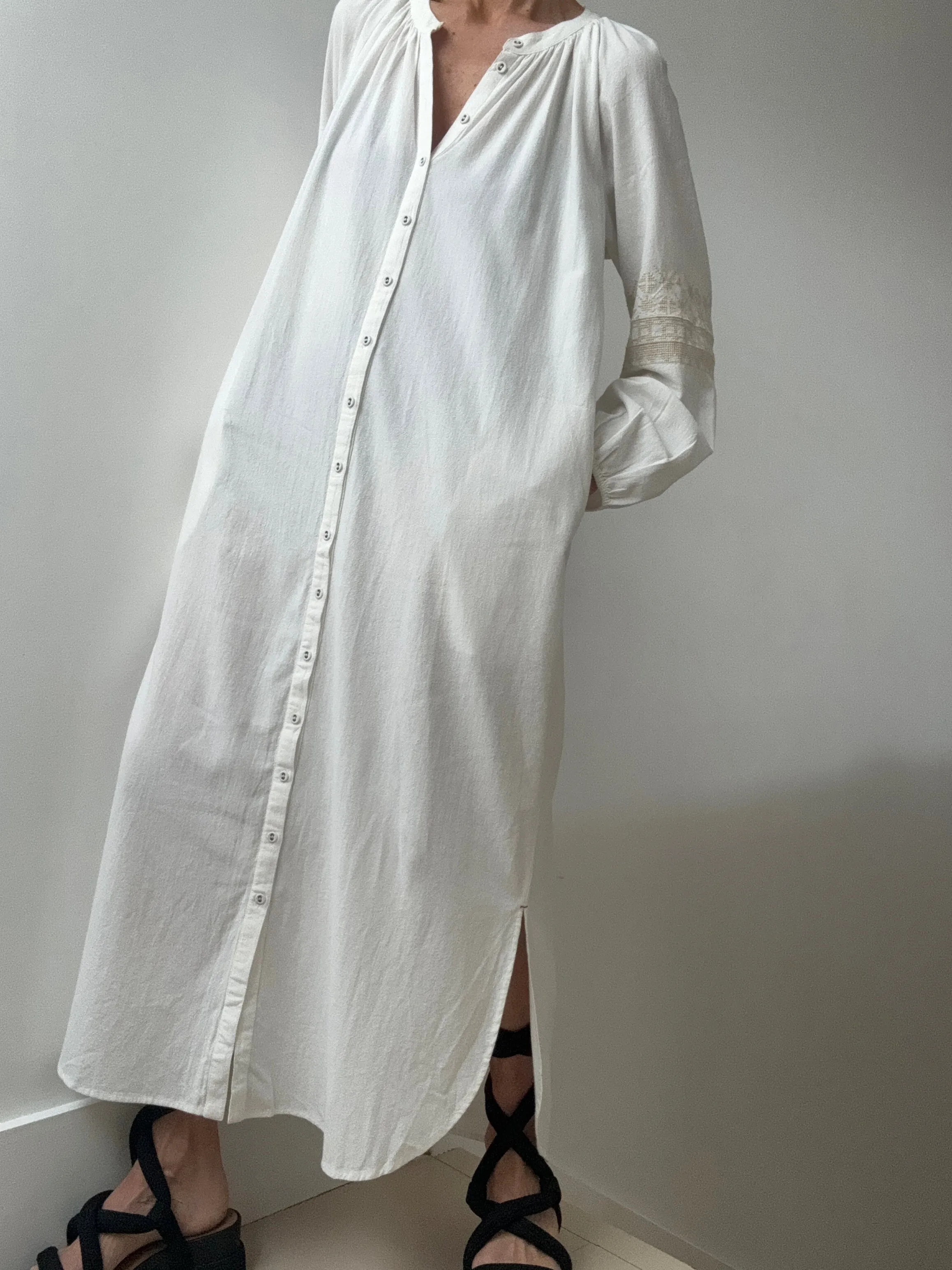 Xirena Lilou Cotton Maxi Dress White