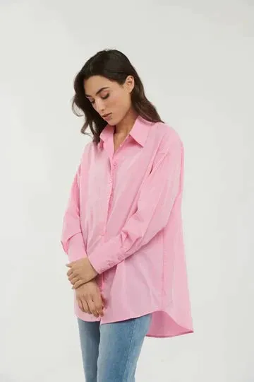 Your Boyfriends Shirt - Candy Pink