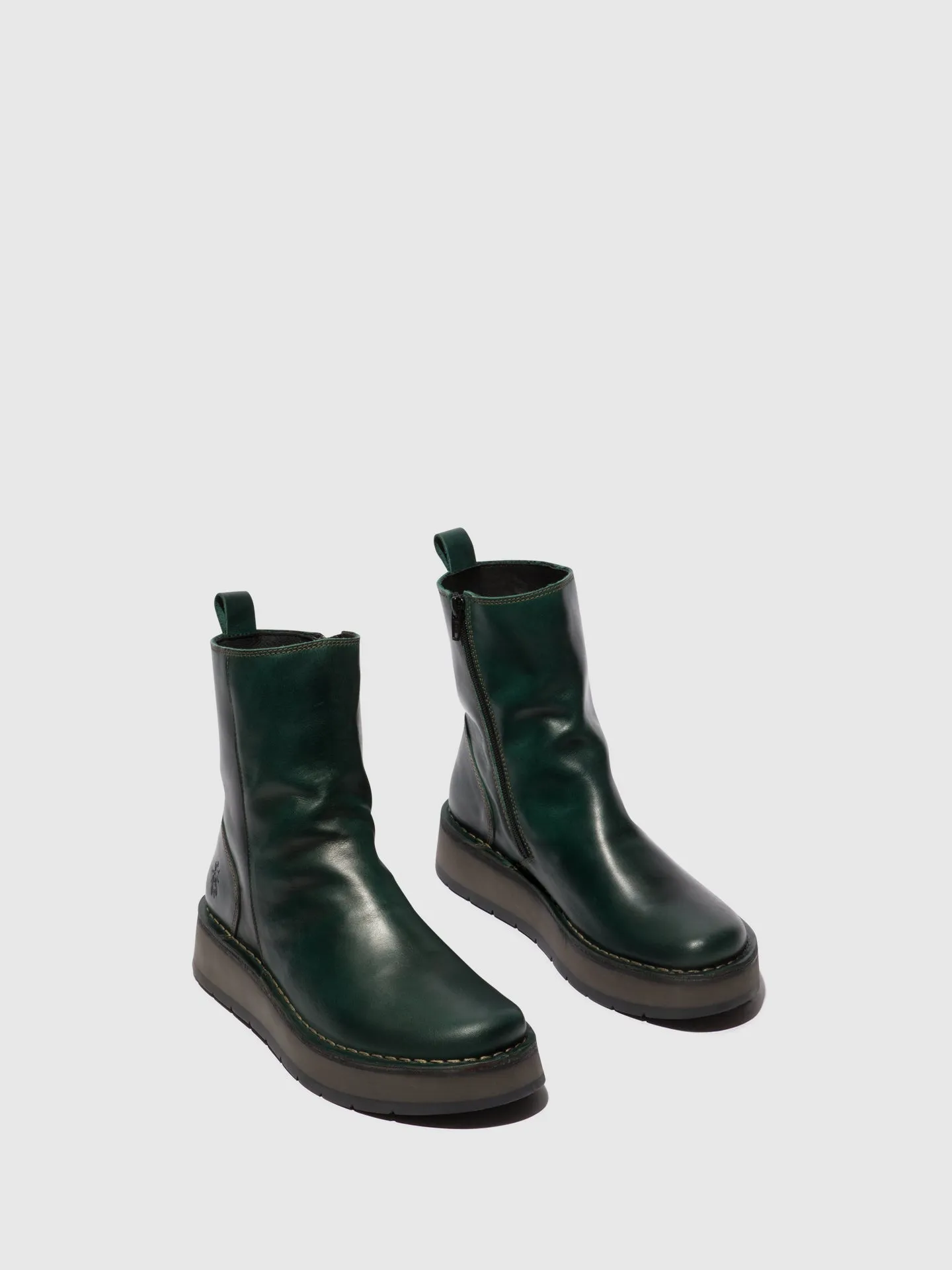 Zip Up Boots RENO053FLY PETROL